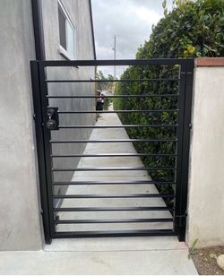 Wrought iron gates