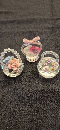 3. Baskets mini swaraski crystal