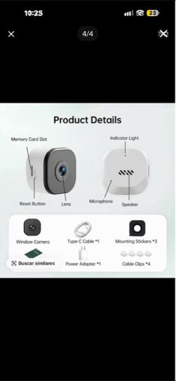 Compact Window Security Camera