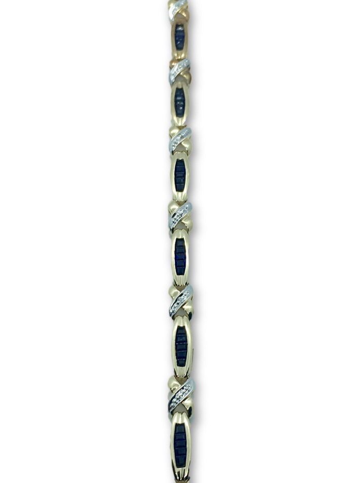 10k Sapphire Bracelet