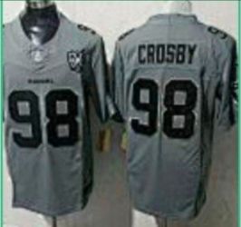 WHITE MEN’S OR GREY MAXX CROSBY LAS VEGAS RAIDERS STITCHED JERSEY $50. CASH PLEASE!!