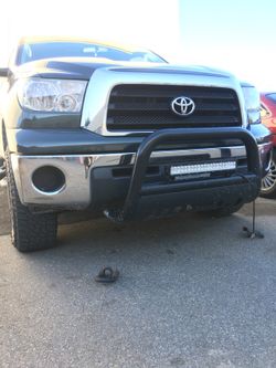 Westin PUSH BAR W/ L.E.D Light Bar!