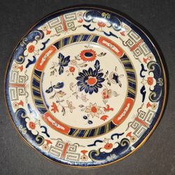 Antique Mason's Ironstone China Set Of Two Teacups With Matching Saucers Patent Stamped 