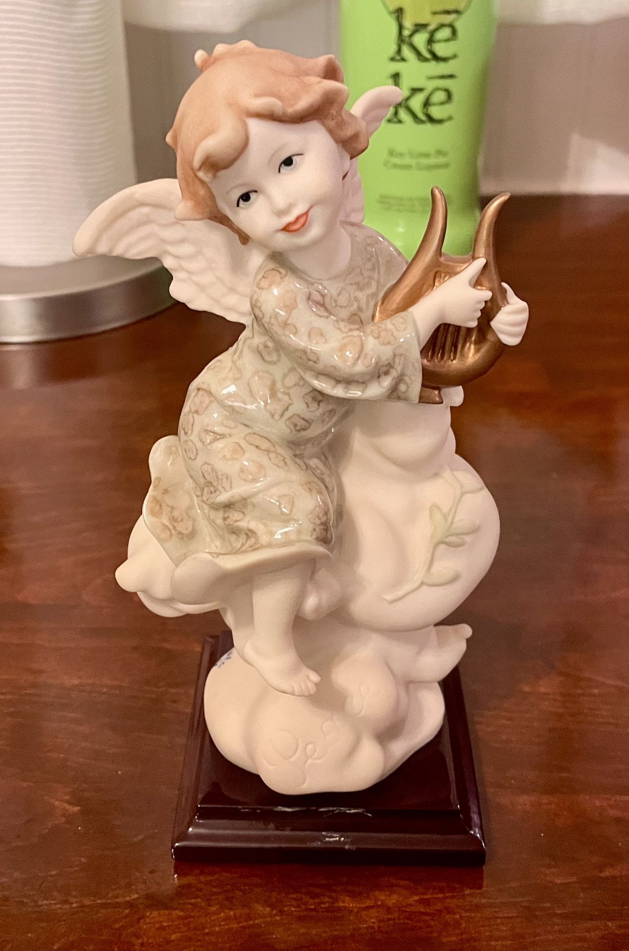 Armani Angel With Lyre “Peace” 0773F 7" Tall