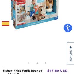  Fisher-Price Walk, Bounce & Ride Pony