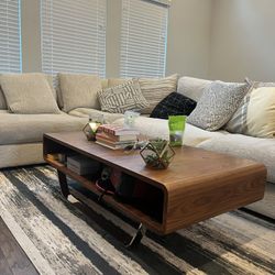 Wooden Coffee Table, Tv stand, Plants decor, Sole Elliptical E25