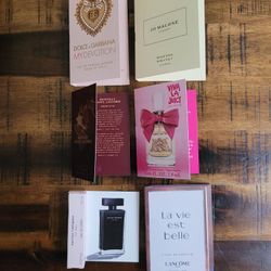 6 Perfume Sample Sprays