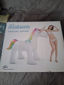 Unicorn Inflatable Sprinkler NEW