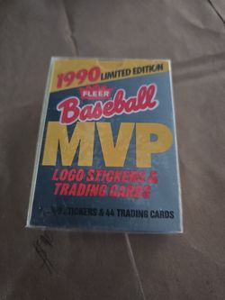 Mvp logo sticker & trading  cards