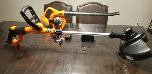 Black and Decker cordless new powerful 40 volt blower and weedeater
