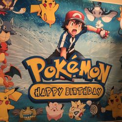 Pokémon Banner Back Drop