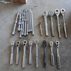 Craftsman Husky Ratchets 1/4 3/8 1/2 Socket Extensions