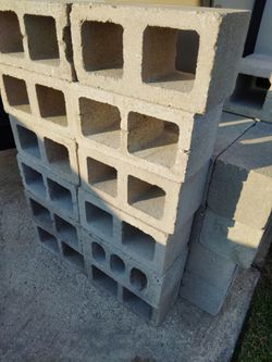 43 blocks 8by8by16 inch
