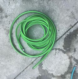 Blue and Green Garden Hoses