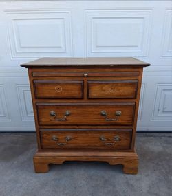 1 Large Wood Nightstand