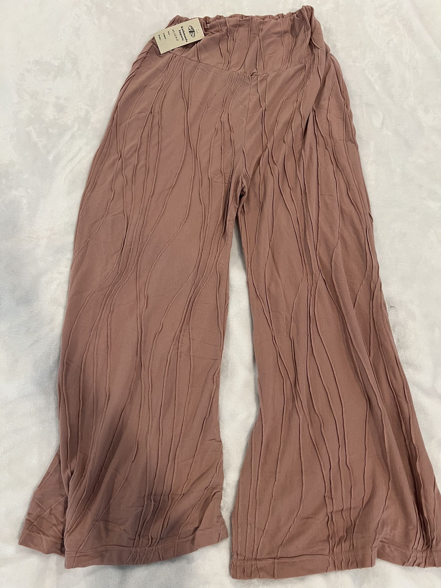 Kathmandu Mauve Wide-Leg Pants One size fits S-L