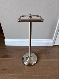 Brushed Nickel/Chrome Bathroom Toilet Paper Stand