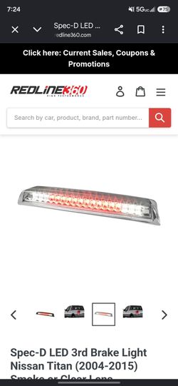 Nissan titan brake led lights