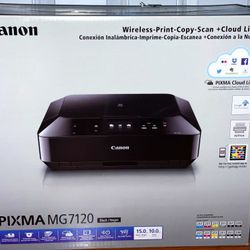 Canon Pixma MG7120 BK Wireless Inkjet Photo All-In-One Printer - NEW - $150 OBO