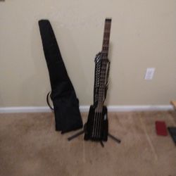 Hohner. Headless bass guitar blk