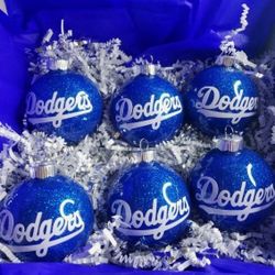Dodgers Christmas ornaments