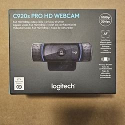 Logitecg C920s HD Webcam
