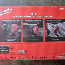 Milwaukee M12 Drain Snake Kit Brand New Never Oped 