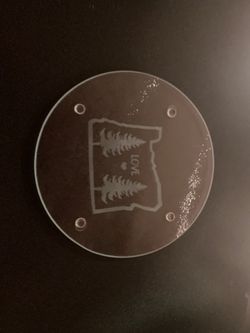 Oregon love coffee table tray