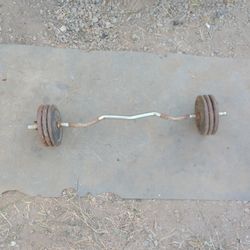 Curl Bar + 60lbs