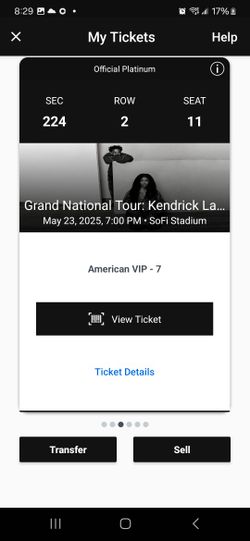 Kendrick Lamar  At SO FI STADIUM 