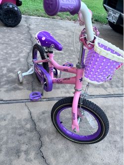 🚲💜 Kids Bike with Training Wheels – Pink & Purple 💜🚲