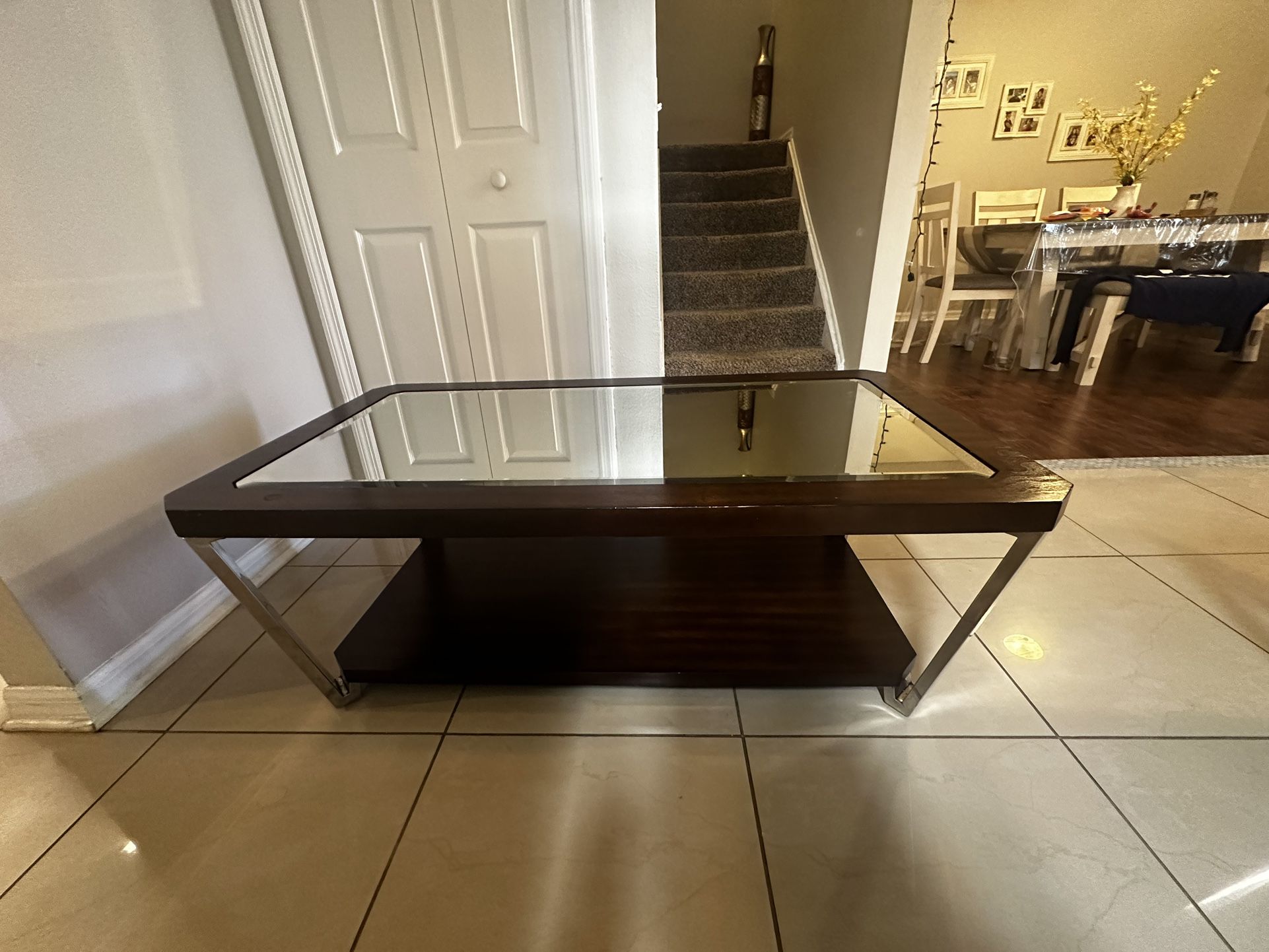 Coffee Table And Two Smaller Tables 