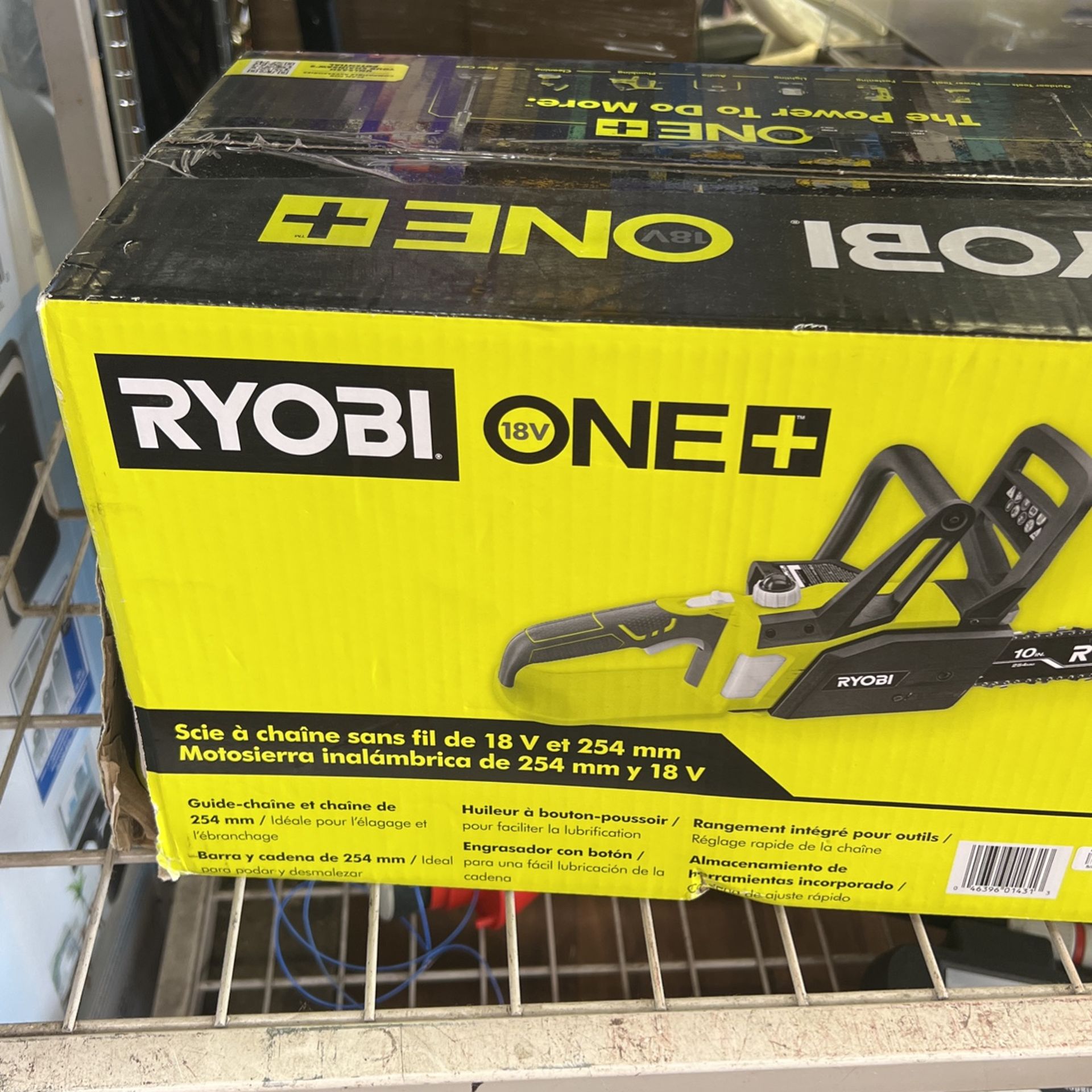 Ryobi P546BTL ONE + 10" Cordless Battery Powered 18V Chainsaw NEW IN BOX