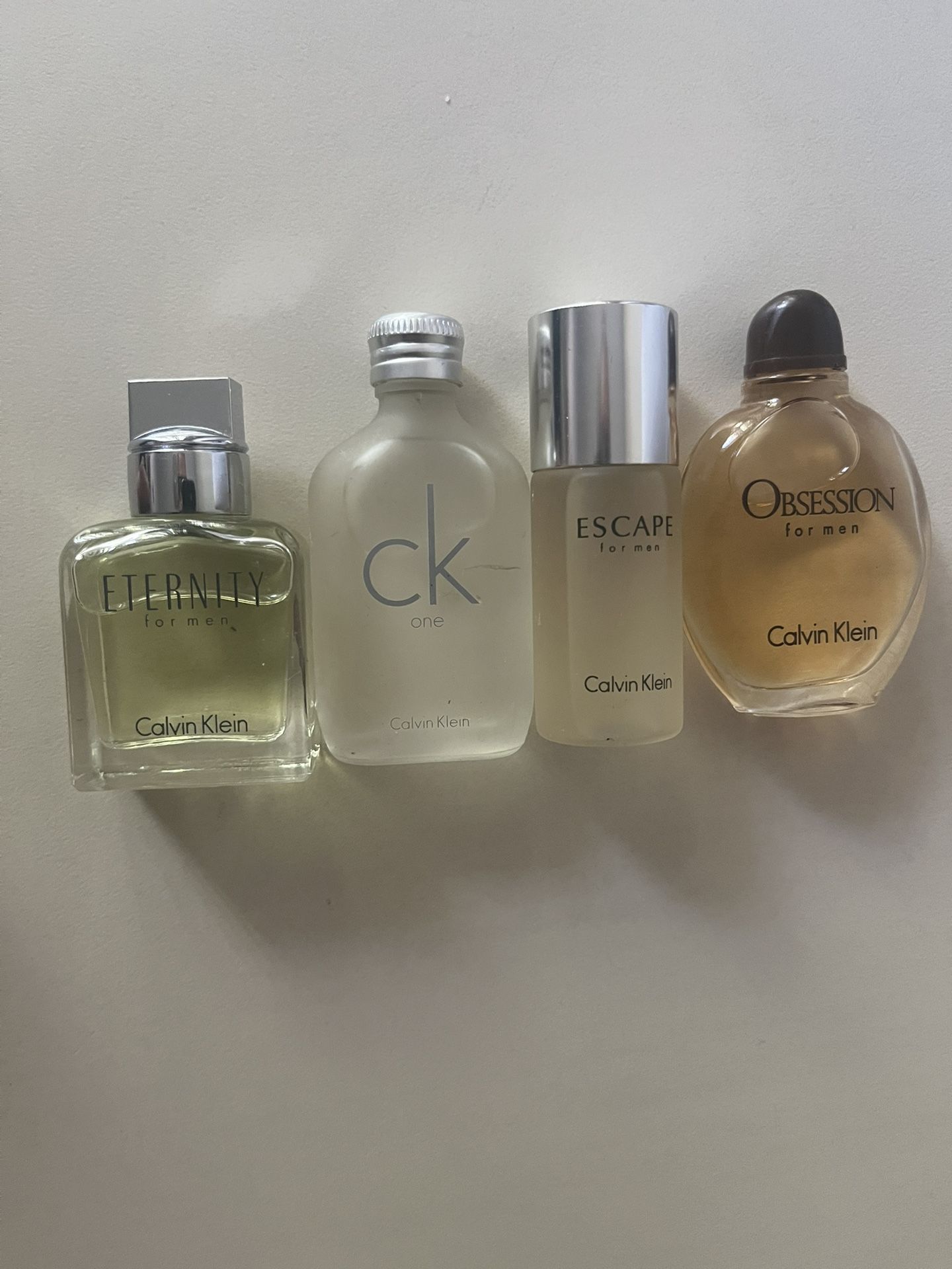 Mini Calvin Klein Colognes 