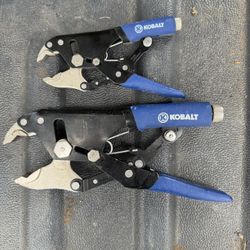 Kobalt Tools Magnum Grip 2pc Self Adjusting Locking Pliers Set 