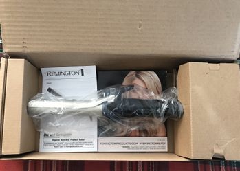 New Remington CI6325NA Professional Style 1” Curling Iron with Clamp, Soft Curls Digital Wand