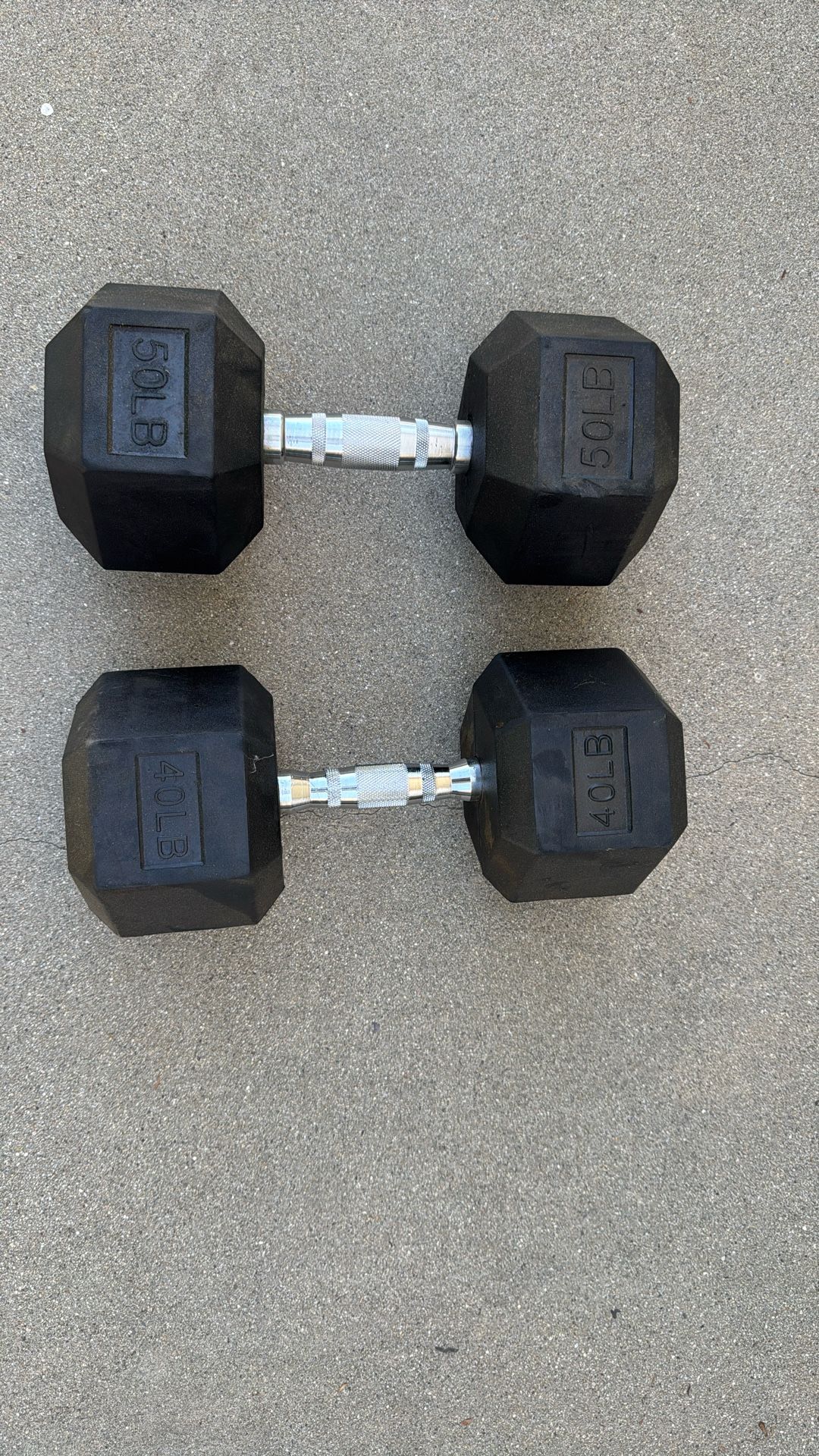 Weight 40 Pounds And 50 Pounds