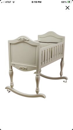 Baby Cradle Rocker, One Small Chip On Leg 