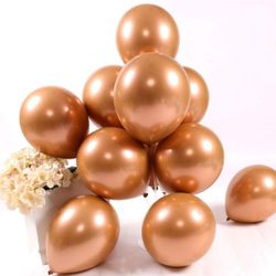 72pcs 12in Copper Bronze Balloons For Garland Kids Birthday Party Celebration Decor