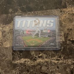 Mike Trout 2023 Topps Chrome Titans