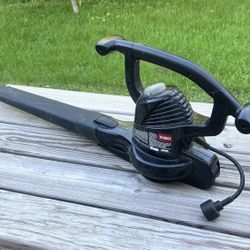 Electric leaf blower/mulcher/vacuum