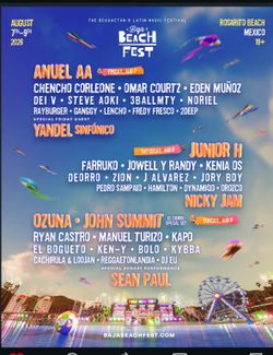 Baja Beach 2026 3-Day Passes