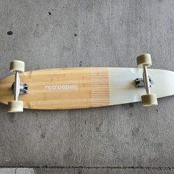 Longboard Retrospec Zed Cruiser//Skateboard w/safety gear