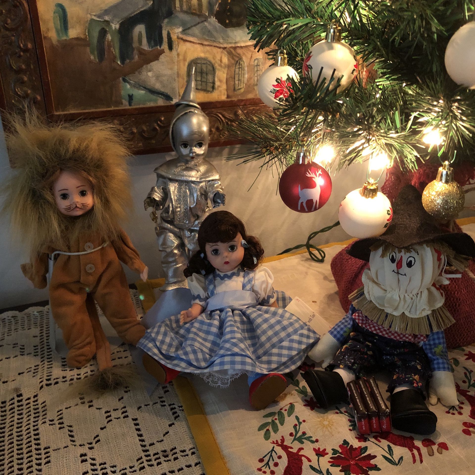 4 Wizard Of Oz Dolls