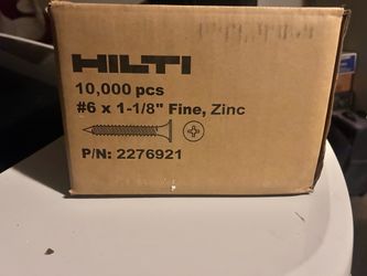 Drywall screw 10,000 screws