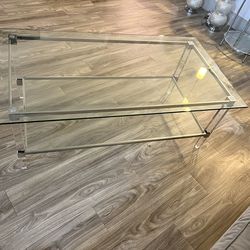 Glass 3pc Coffee Table & 2 End Tables