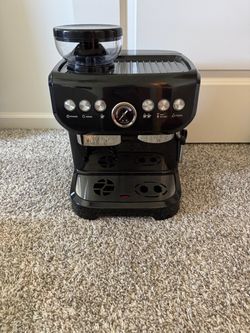 Mirox Black Espresso Machine