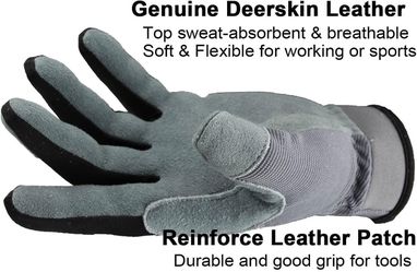  OZERO Work Gloves for Men: Touchscreen Mechanic Gloves