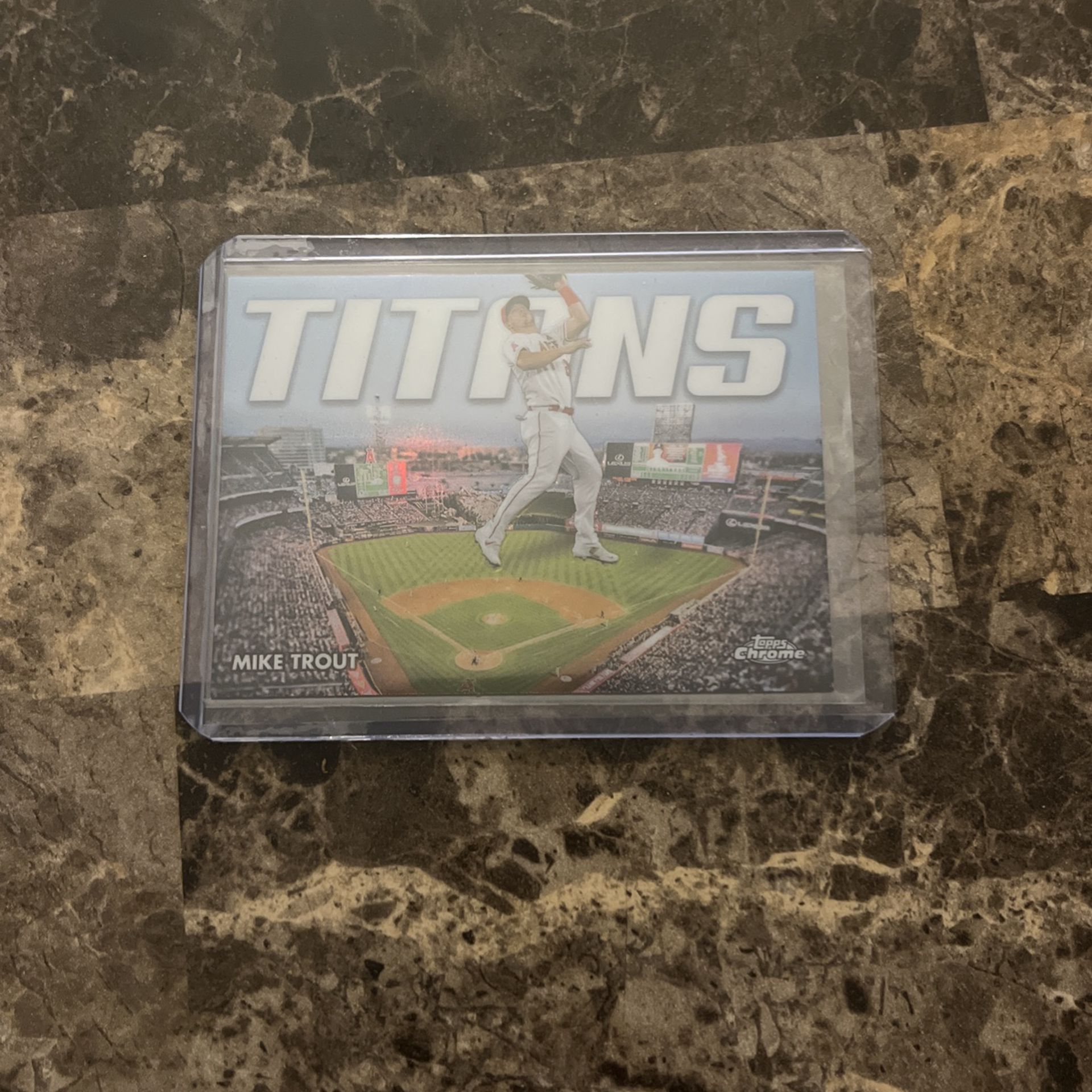 Mike Trout 2023 Topps Chrome Titans