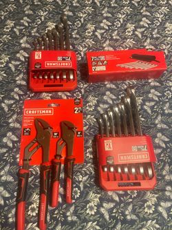 Craftsman Tool Sets – Wrenches & Pliers, $25 each , price is firm!